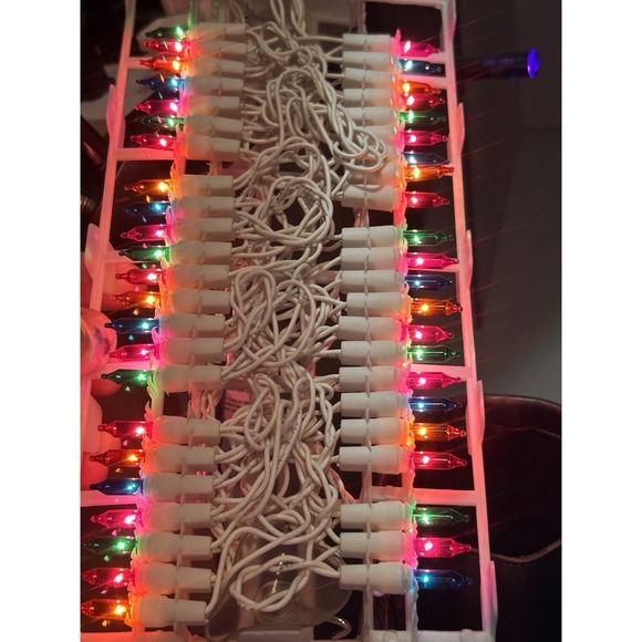 Vintage Holiday Lite 45 Lite Icicles Multicolored Lights Lot Of‎ 2 - Picture 13 of 14